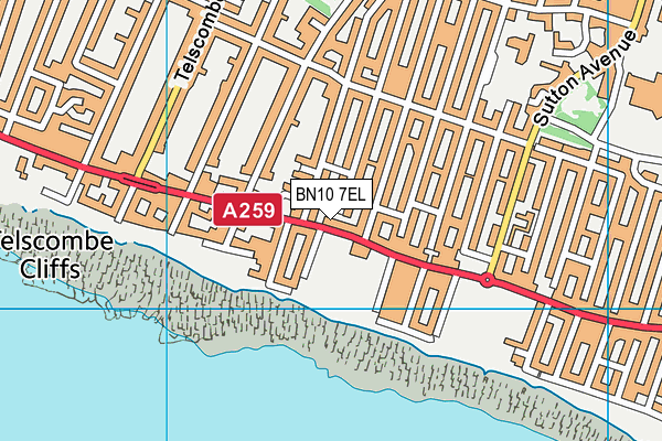 BN10 7EL map - OS VectorMap District (Ordnance Survey) BN10 7EL map - OS VectorMap District (Ordnance Survey)