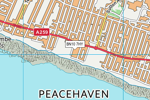 BN10 7HY map - OS VectorMap District (Ordnance Survey) BN10 7HY map - OS VectorMap District (Ordnance Survey)