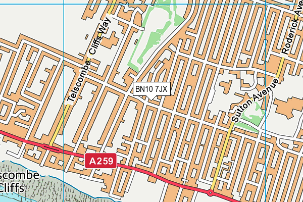 BN10 7JX map - OS VectorMap District (Ordnance Survey) BN10 7JX map - OS VectorMap District (Ordnance Survey)
