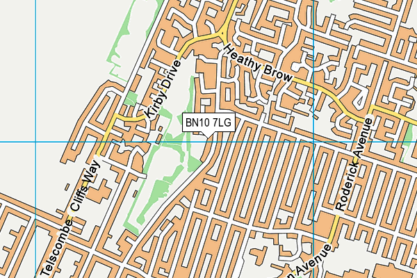 BN10 7LG map - OS VectorMap District (Ordnance Survey) BN10 7LG map - OS VectorMap District (Ordnance Survey)