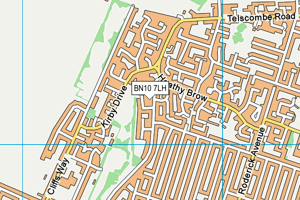 BN10 7LH map - OS VectorMap District (Ordnance Survey) BN10 7LH map - OS VectorMap District (Ordnance Survey)