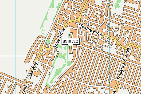 BN10 7LQ map - OS VectorMap District (Ordnance Survey) BN10 7LQ map - OS VectorMap District (Ordnance Survey)