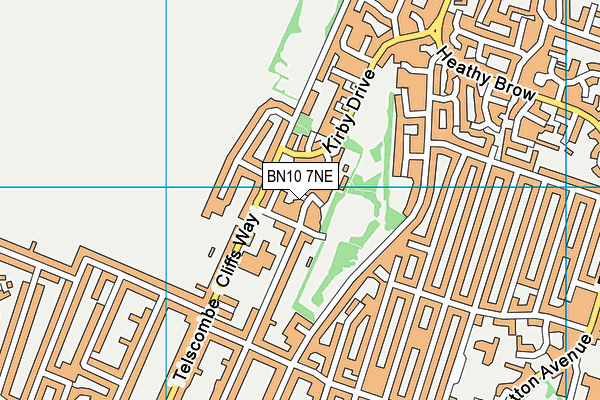 BN10 7NE map - OS VectorMap District (Ordnance Survey) BN10 7NE map - OS VectorMap District (Ordnance Survey)