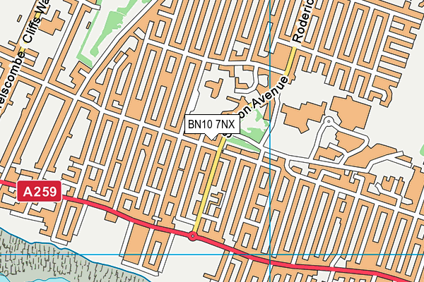 BN10 7NX map - OS VectorMap District (Ordnance Survey) BN10 7NX map - OS VectorMap District (Ordnance Survey)