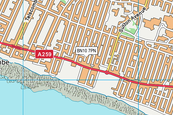 BN10 7PN map - OS VectorMap District (Ordnance Survey) BN10 7PN map - OS VectorMap District (Ordnance Survey)