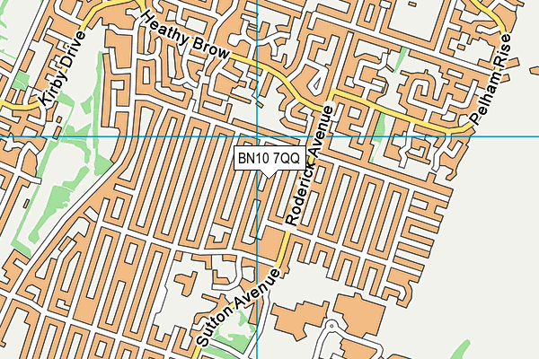BN10 7QQ map - OS VectorMap District (Ordnance Survey) BN10 7QQ map - OS VectorMap District (Ordnance Survey)