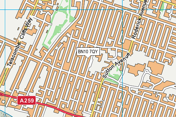 BN10 7QY map - OS VectorMap District (Ordnance Survey) BN10 7QY map - OS VectorMap District (Ordnance Survey)