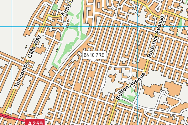 BN10 7RE map - OS VectorMap District (Ordnance Survey) BN10 7RE map - OS VectorMap District (Ordnance Survey)