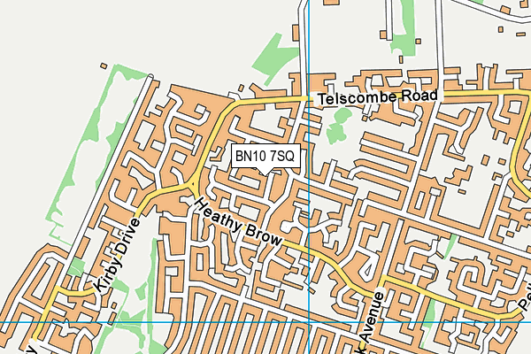 BN10 7SQ map - OS VectorMap District (Ordnance Survey) BN10 7SQ map - OS VectorMap District (Ordnance Survey)