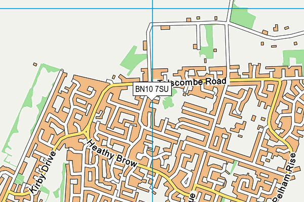 BN10 7SU map - OS VectorMap District (Ordnance Survey) BN10 7SU map - OS VectorMap District (Ordnance Survey)