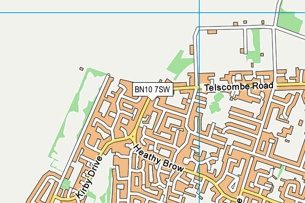 BN10 7SW map - OS VectorMap District (Ordnance Survey) BN10 7SW map - OS VectorMap District (Ordnance Survey)