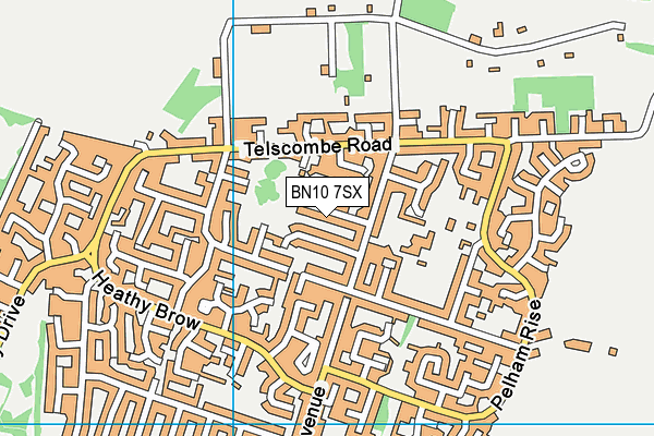 BN10 7SX map - OS VectorMap District (Ordnance Survey) BN10 7SX map - OS VectorMap District (Ordnance Survey)