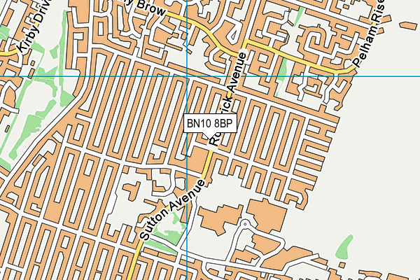 BN10 8BP map - OS VectorMap District (Ordnance Survey) BN10 8BP map - OS VectorMap District (Ordnance Survey)