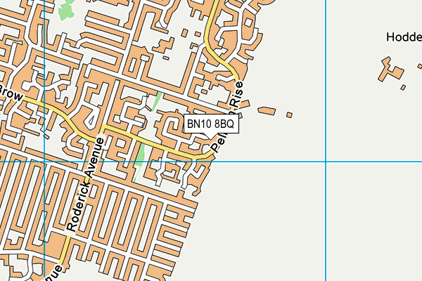 BN10 8BQ map - OS VectorMap District (Ordnance Survey) BN10 8BQ map - OS VectorMap District (Ordnance Survey)