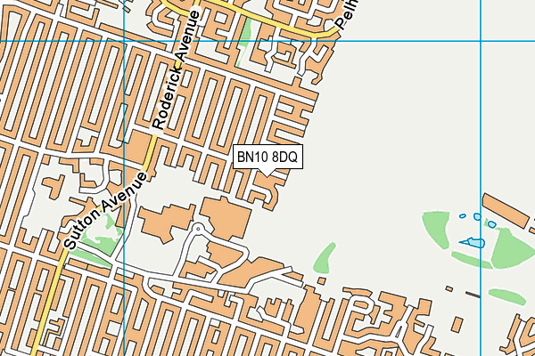 BN10 8DQ map - OS VectorMap District (Ordnance Survey) BN10 8DQ map - OS VectorMap District (Ordnance Survey)