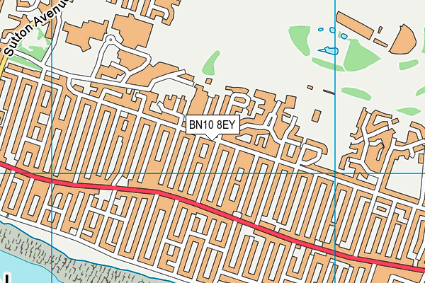 BN10 8EY map - OS VectorMap District (Ordnance Survey) BN10 8EY map - OS VectorMap District (Ordnance Survey)