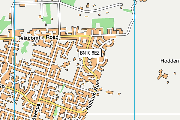 BN10 8EZ map - OS VectorMap District (Ordnance Survey) BN10 8EZ map - OS VectorMap District (Ordnance Survey)