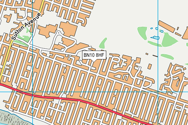 BN10 8HF map - OS VectorMap District (Ordnance Survey) BN10 8HF map - OS VectorMap District (Ordnance Survey)