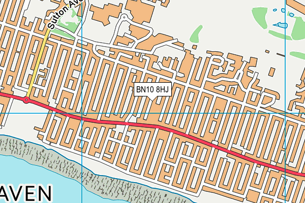 BN10 8HJ map - OS VectorMap District (Ordnance Survey) BN10 8HJ map - OS VectorMap District (Ordnance Survey)