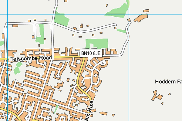 BN10 8JE map - OS VectorMap District (Ordnance Survey) BN10 8JE map - OS VectorMap District (Ordnance Survey)