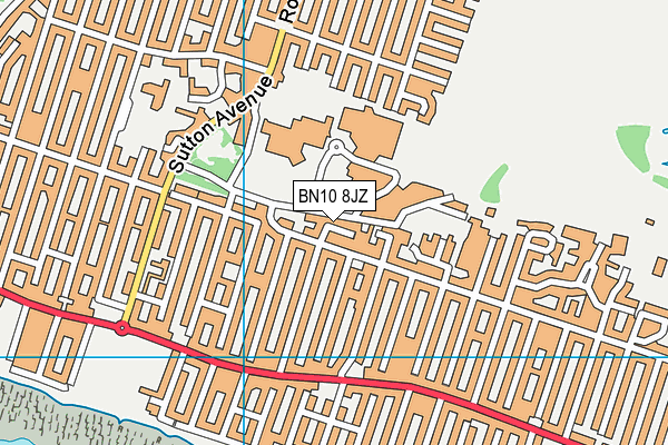 BN10 8JZ map - OS VectorMap District (Ordnance Survey) BN10 8JZ map - OS VectorMap District (Ordnance Survey)