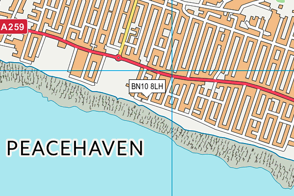 BN10 8LH map - OS VectorMap District (Ordnance Survey) BN10 8LH map - OS VectorMap District (Ordnance Survey)