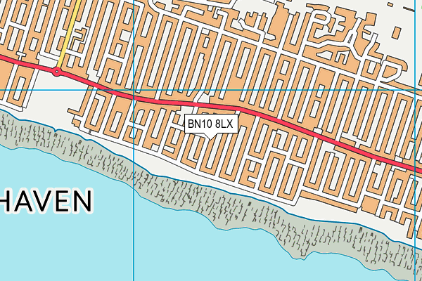 BN10 8LX map - OS VectorMap District (Ordnance Survey) BN10 8LX map - OS VectorMap District (Ordnance Survey)