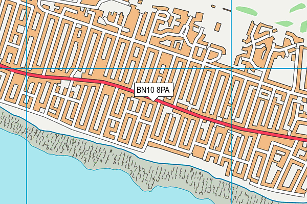 BN10 8PA map - OS VectorMap District (Ordnance Survey) BN10 8PA map - OS VectorMap District (Ordnance Survey)