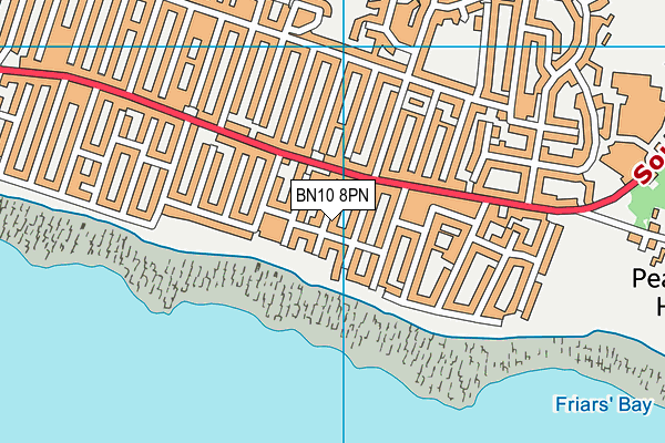 BN10 8PN map - OS VectorMap District (Ordnance Survey)