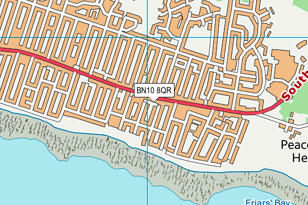 BN10 8QR map - OS VectorMap District (Ordnance Survey) BN10 8QR map - OS VectorMap District (Ordnance Survey)