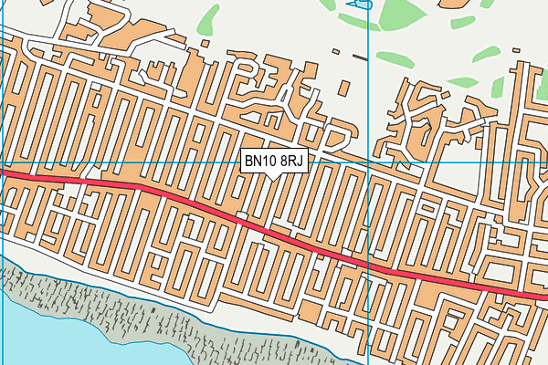 BN10 8RJ map - OS VectorMap District (Ordnance Survey) BN10 8RJ map - OS VectorMap District (Ordnance Survey)