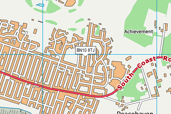 BN10 8TJ map - OS VectorMap District (Ordnance Survey) BN10 8TJ map - OS VectorMap District (Ordnance Survey)