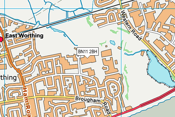 BN11 2BH map - OS VectorMap District (Ordnance Survey) BN11 2BH map - OS VectorMap District (Ordnance Survey)