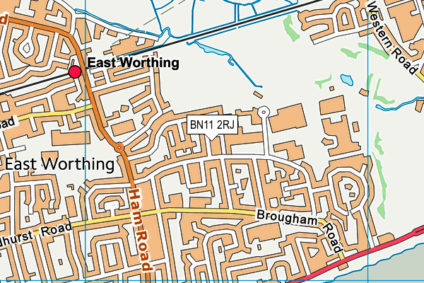 BN11 2RJ map - OS VectorMap District (Ordnance Survey) BN11 2RJ map - OS VectorMap District (Ordnance Survey)