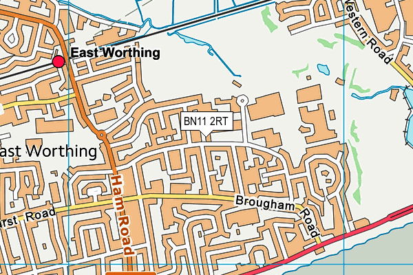 BN11 2RT map - OS VectorMap District (Ordnance Survey) BN11 2RT map - OS VectorMap District (Ordnance Survey)