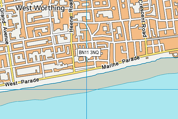 BN11 3NQ map - OS VectorMap District (Ordnance Survey) BN11 3NQ map - OS VectorMap District (Ordnance Survey)