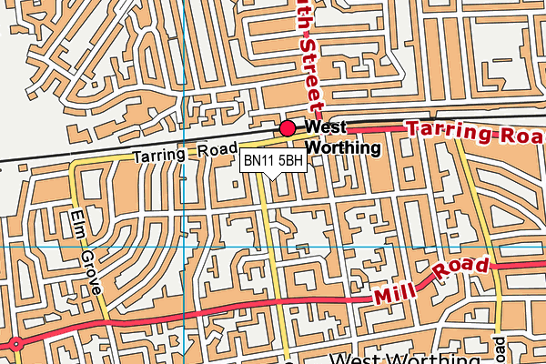 BN11 5BH map - OS VectorMap District (Ordnance Survey) BN11 5BH map - OS VectorMap District (Ordnance Survey)