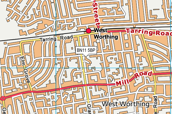 BN11 5BP map - OS VectorMap District (Ordnance Survey) BN11 5BP map - OS VectorMap District (Ordnance Survey)