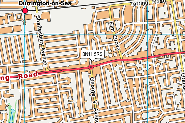 BN11 5RS map - OS VectorMap District (Ordnance Survey) BN11 5RS map - OS VectorMap District (Ordnance Survey)