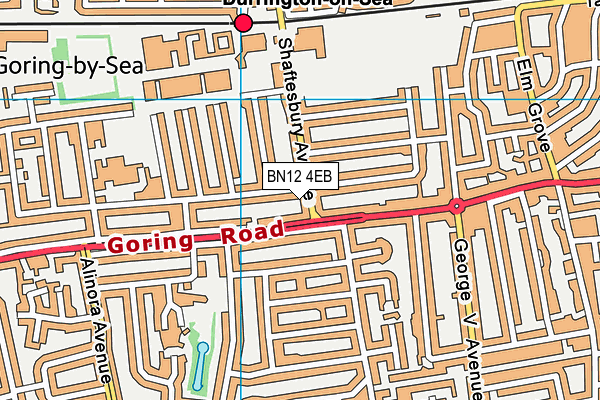 BN12 4EB map - OS VectorMap District (Ordnance Survey) BN12 4EB map - OS VectorMap District (Ordnance Survey)