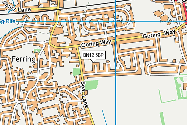 BN12 5BP map - OS VectorMap District (Ordnance Survey) BN12 5BP map - OS VectorMap District (Ordnance Survey)
