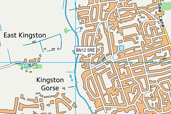 BN12 5RE map - OS VectorMap District (Ordnance Survey) BN12 5RE map - OS VectorMap District (Ordnance Survey)