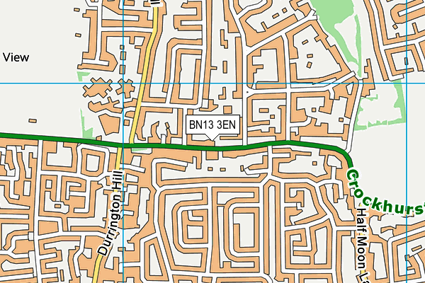 BN13 3EN map - OS VectorMap District (Ordnance Survey) BN13 3EN map - OS VectorMap District (Ordnance Survey)