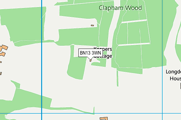 BN13 3WN map - OS VectorMap District (Ordnance Survey) BN13 3WN map - OS VectorMap District (Ordnance Survey)