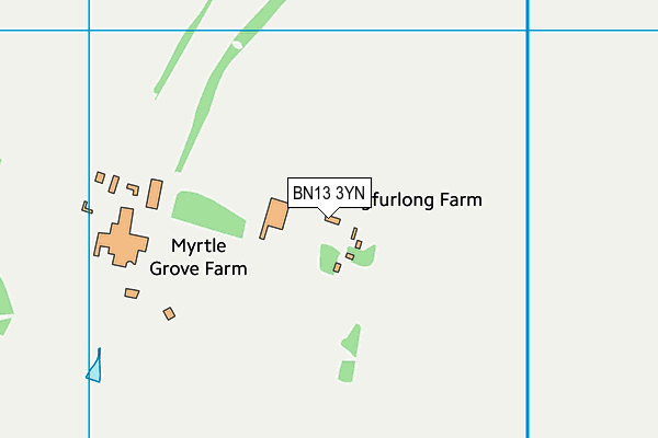 BN13 3YN map - OS VectorMap District (Ordnance Survey) BN13 3YN map - OS VectorMap District (Ordnance Survey)