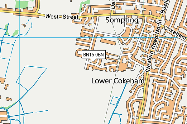 BN15 0BN map - OS VectorMap District (Ordnance Survey) BN15 0BN map - OS VectorMap District (Ordnance Survey)