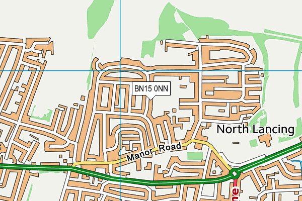 BN15 0NN map - OS VectorMap District (Ordnance Survey) BN15 0NN map - OS VectorMap District (Ordnance Survey)