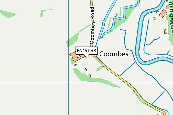 BN15 0RS map - OS VectorMap District (Ordnance Survey) BN15 0RS map - OS VectorMap District (Ordnance Survey)