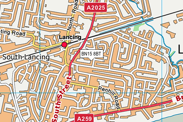 BN15 8BT map - OS VectorMap District (Ordnance Survey) BN15 8BT map - OS VectorMap District (Ordnance Survey)