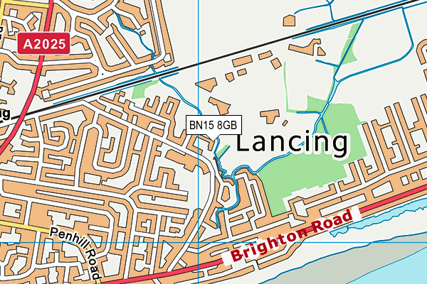 BN15 8GB map - OS VectorMap District (Ordnance Survey) BN15 8GB map - OS VectorMap District (Ordnance Survey)